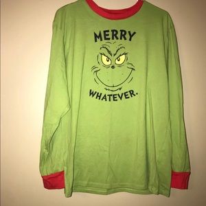 Mens Grinch Pajama set